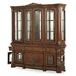 Michael Amini Villa Valencia China Cabinet with Lighting - Classic Chestnut