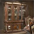 Michael Amini Villa Valencia China Buffet with Lighted Top - Classic Chestnut