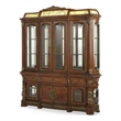 Michael Amini Villa Valencia China Buffet with Lighted Top - Classic Chestnut
