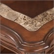 Michael Amini Villa Valencia Wood End Table - Classic Chestnut
