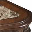 Michael Amini Villa Valencia Wood Sofa Table - Classic Chestnut