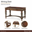 Michael Amini Villa Valencia Wood Writing Desk - Classic Chestnut