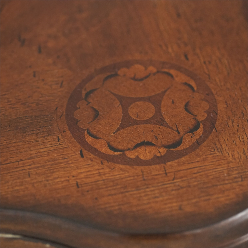 Michael Amini Villa Valencia Wood Sideboard with Mirror Set - Classic Chestnut