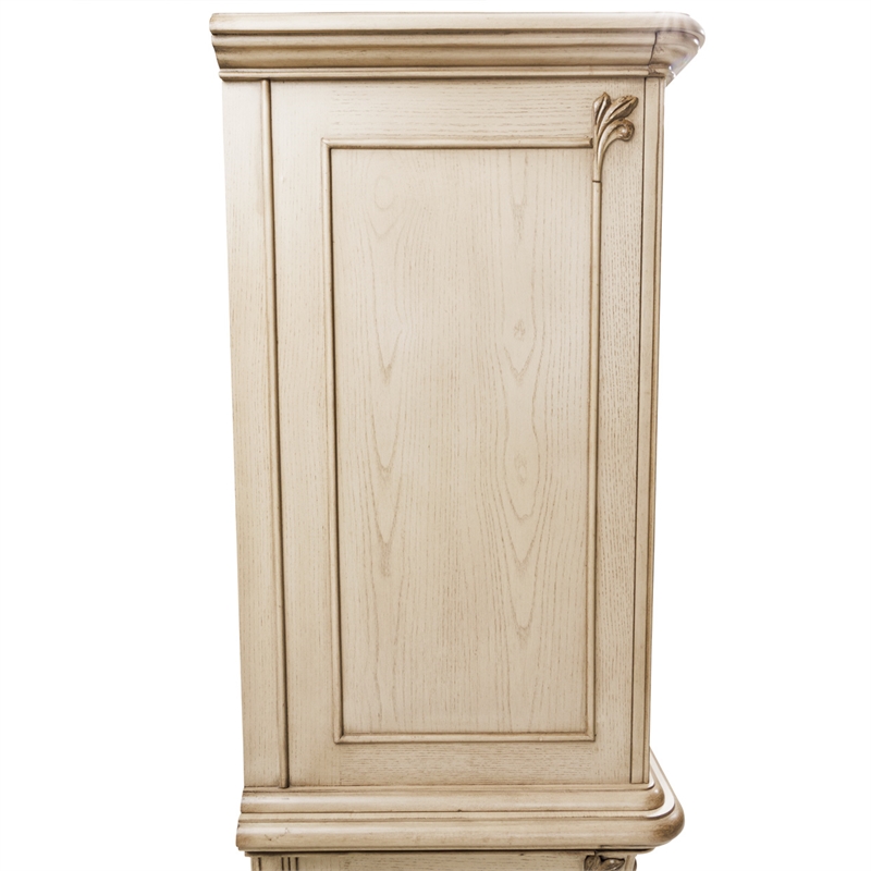 Michael Amini Platine de Royale 6-Drawer Wood Chest - Champagne Ivory