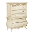 Michael Amini Platine de Royale 6-Drawer Wood Chest - Champagne Ivory