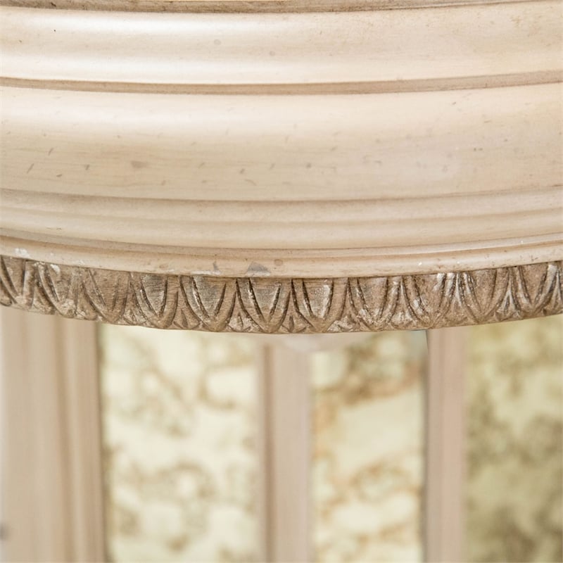 Michael Amini Platine de Royale Rectangular Wood Dining Table - Champagne Ivory