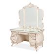 Michael Amini Platine de Royale Wood Vanity and Mirror Set - Champagne
