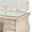 Michael Amini Platine de Royale Wood Vanity and Mirror Set - Champagne
