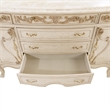 Michael Amini Platine de Royale Marble and Wood Sideboard - Champagne Ivory