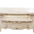Michael Amini Platine de Royale Marble and Wood Sideboard - Champagne Ivory