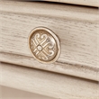 Michael Amini Platine de Royale Wood Vanity Desk - Champagne Ivory