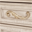Michael Amini Platine de Royale Wood Vanity Desk - Champagne Ivory