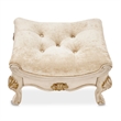 Michael Amini Platine de Royale Velvet Vanity Bench - Champagne