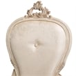 Michael Amini Platine de Royale Velvet Dining Chair - Set of 2 - Champagne Ivory