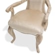 Michael Amini Platine de Royale Velvet Dining Chair - Set of 2 - Champagne Ivory