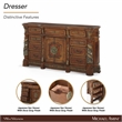 Michael Amini Villa Valencia Wood Dresser - Classic Chestnut