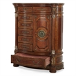 Michael Amini Villa Valencia Wood Gentleman's Chest - Classic Chestnut