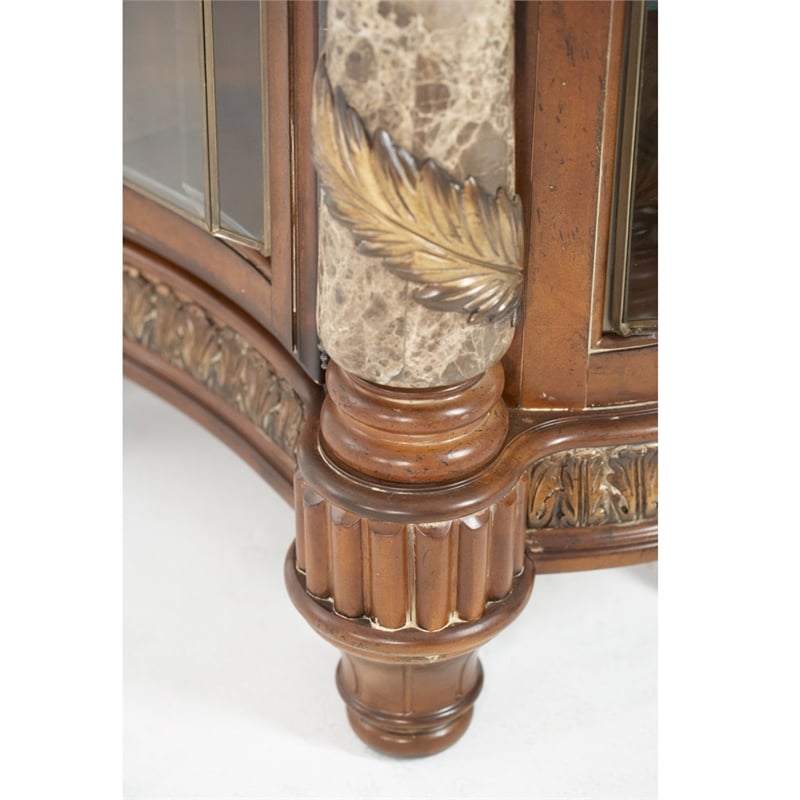 Michael Amini Villa Valencia Wood Sideboard - Classic Chestnut