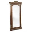 Michael Amini Villa Valencia Wood Floor Mirror with Storage - Classic Chestnut