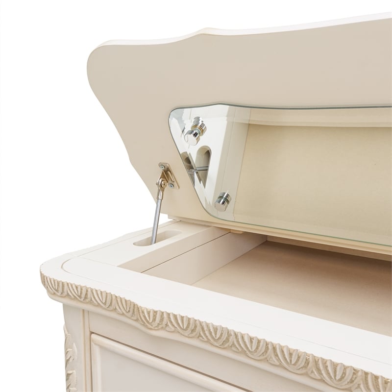 Michael Amini Lavelle 6-Drawer Wood Chest - Classic Pearl