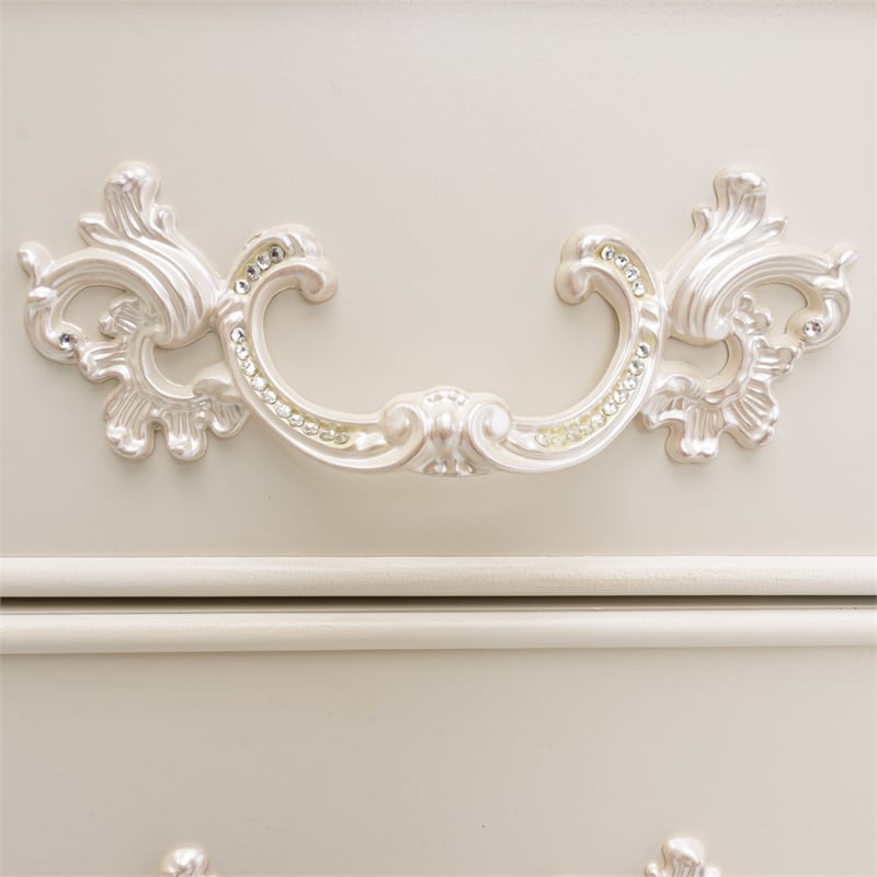 Michael Amini Lavelle 6-Drawer Wood Chest - Classic Pearl