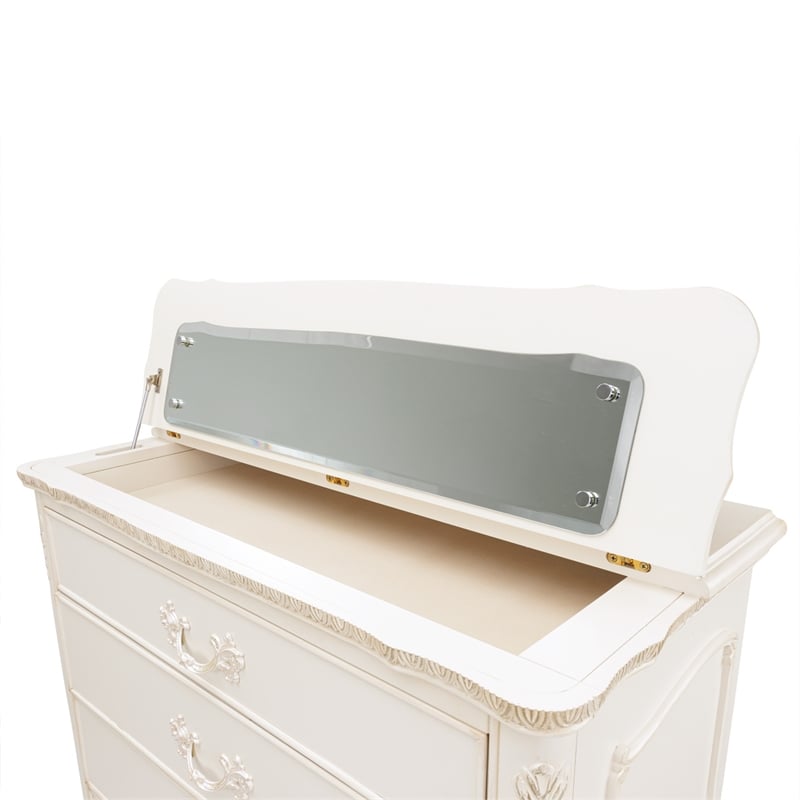 Michael Amini Lavelle 6-Drawer Wood Chest - Classic Pearl