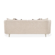 Michael Amini Camden Court Sofa - Natural Flax/Platinum