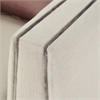 Michael Amini Linea Matching Accent Chair - Metallic/Silver Mist