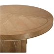 Michael Amini Villa Cherie Round Wood Dining Table - Caramel