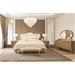 MICHAEL AMINI Villa Cherie 6-Drawers Bedroom Dresser with Mirror in Caramel