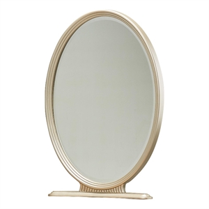 Michael Amini Villa Cherie Vanity Mirror in Chardonnay