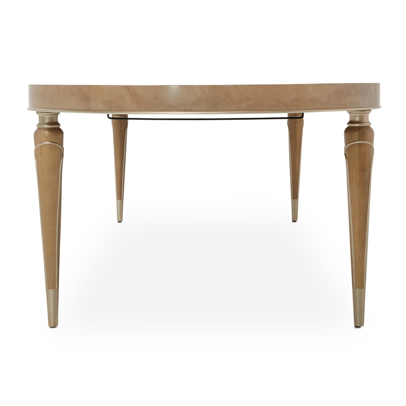 Michael Amini Villa Cherie Oval Dining Table - Caramel