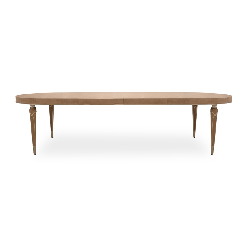 Michael Amini Villa Cherie Oval Dining Table - Caramel