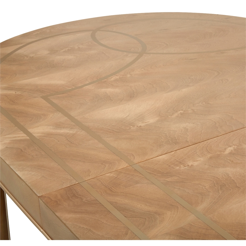 Michael Amini Villa Cherie Oval Dining Table - Caramel
