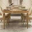 Michael Amini Villa Cherie Oval Dining Table - Caramel