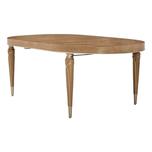 Michael Amini Villa Cherie Oval Dining Table - Caramel