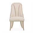 Michael Amini Villa Cherie Wood & Fabric Dining Side Chair - Caramel (Set of 2)