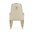 Michael Amini Villa Cherie Wood & Fabric Dining Arm Chair - Caramel