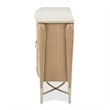 Michael Amini Villa Cherie Wood & Marble Sideboard - Caramel