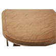 Michael Amini Villa Cherie Wood Oval Cocktail Table - Caramel