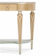 Michael Amini Villa Cherie Wood & Glass Console Table - Caramel
