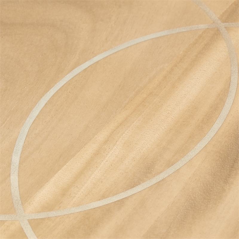 Michael Amini Villa Cherie Wood & Glass Console Table - Caramel