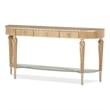 Michael Amini Villa Cherie Wood & Glass Console Table - Caramel