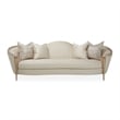 Michael Amini Villa Cherie Sofa - Pearl/Caramel