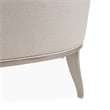 Michael Amini Villa Cherie Accent Chair - Pearl Fabric/Caramel
