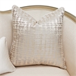 Michael Amini Villa Cherie Loveseat - Pearl Fabric/Caramel