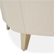 Michael Amini Villa Cherie Loveseat - Pearl Fabric/Caramel