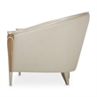 Michael Amini Villa Cherie Matching Chair - Pearl/Caramel