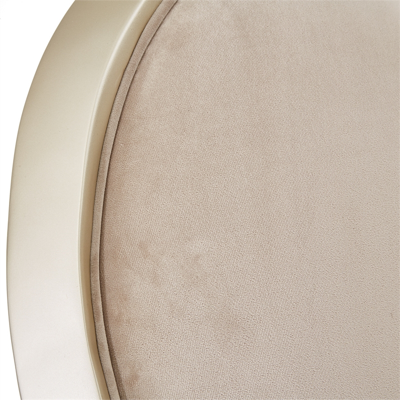 Michael Amini Villa Cherie Cal. King Channel Tufted Velvet Bed in Hazelnut Brown