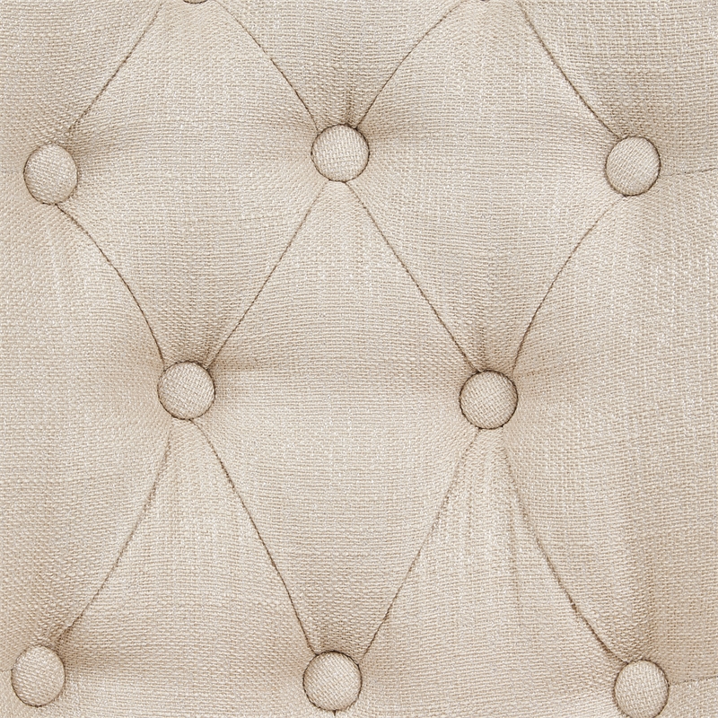 Michael Amini Villa Cherie Wood Vanity Set with Mirror & Chair in Hazelnut Brown